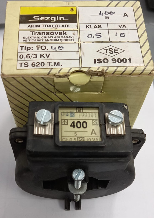 Akım Trafosu 400/5A TO.40 400/5A-10VA