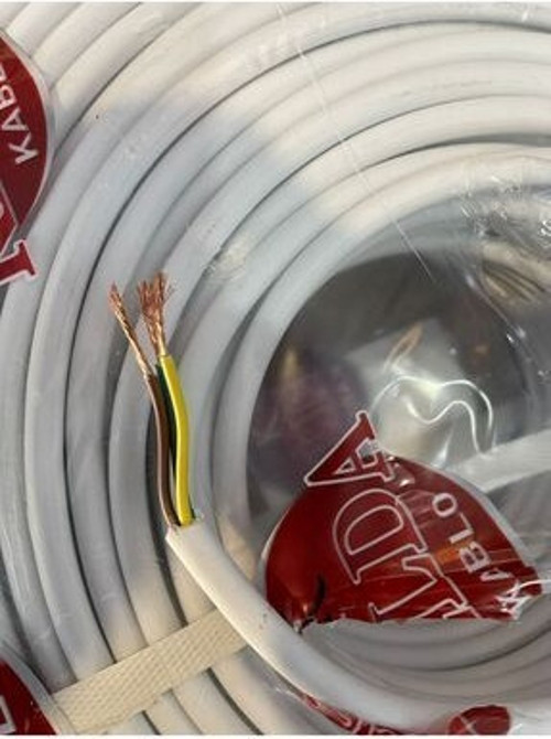 100 Metre 3X2.5 Mm2 Cca Alüminyum Bakır Karışımı. Tam Kesit Elektrik Kablosu