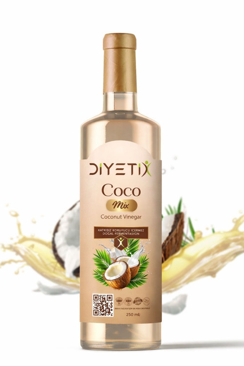Coco Mix -250 Ml | Hindistan Cevizi Sirkesi–Katkısız & Doğal Fermente Günlük Kullanım