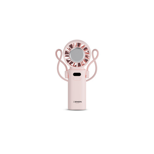 El Vantilatörü | Peltier Soğutma, 100 Kademe, 3600mAh, 8300 RPM, USB-C, Askılı (Pembe-X6111)