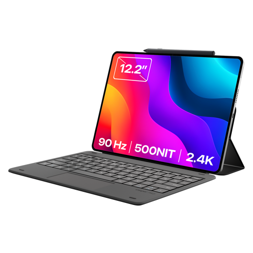 PAD M10 Pro 12.2" 2.4K Tablet 8GB RAM 128GB + Casper M10 Klavyeli Tablet Kılıfı + Prestige Kalem