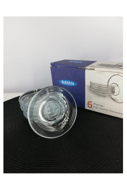 TechnaGalss Çay Tabağı 6 Lı Cam SAU-10 T.G-2022 AB004 0701