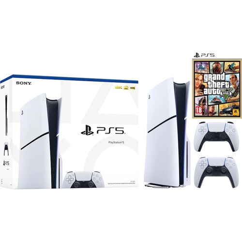 Playstation 5 Slim İthalatçı Garantili 1 TB Oyun Konsolu 2 Dualsense ile GTA 5 Deneyimi