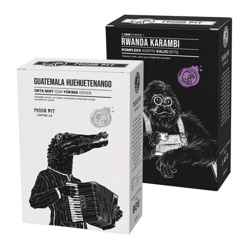 Rwanda Karambi ve Guatemala Çekirdek Kahve 2x250 g