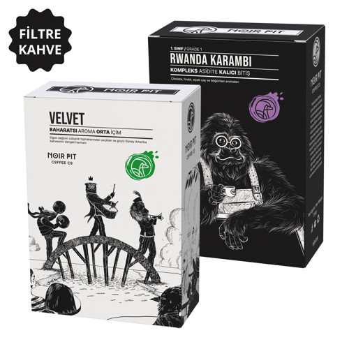Rwanda Karambi ve Velvet Filtre Kahve 2x250 g