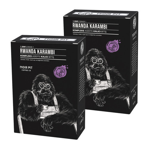 Rwanda Karambi Çekirdek Kahve, 2x250 g