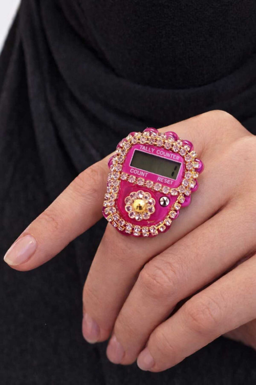 Taşlı Lüks Premium Zikirmatik – Dijital Tesbih Şık Zarif Tasarım, Hediye Özel Seri
