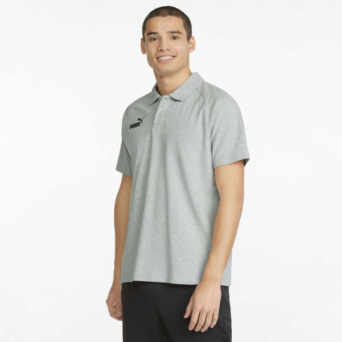 Team Final Casuals Erkek Gri Klasik Yaka Polo Tişört