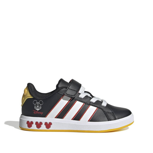 Grand Court Mickey Çocuk Siyah Sneaker