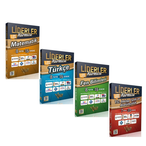 Liderler Karması 8. Sınıf LGS Deneme Seti 4 Kitap