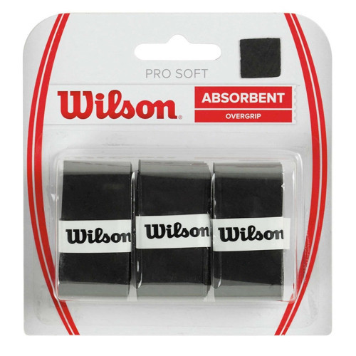 Pro Soft Overgrip Tenis Raketi Gribi WRZ4040BK Siyah