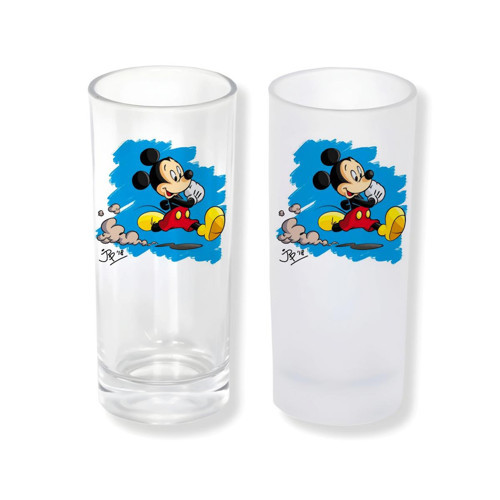 Mickey Mouse Buzlu ya da Buzsuz Seçenekleriyle Rakı Bardağı 001