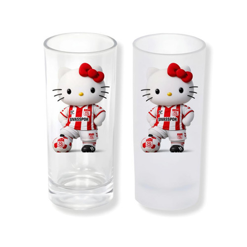 Sivasspor Hello Kitty Buzlu ya da Buzsuz Seçenekleriyle Rakı Bardağı