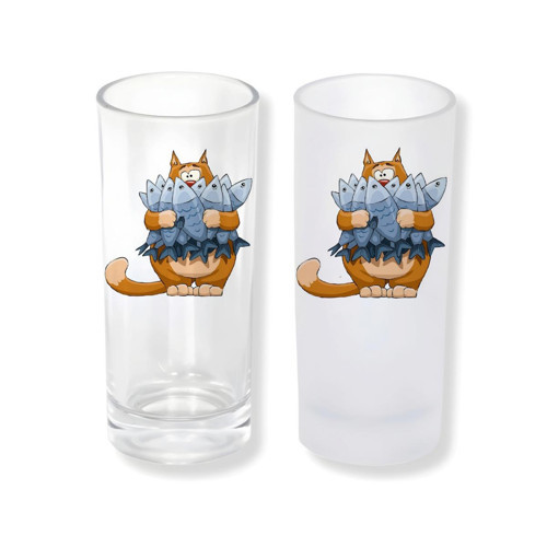 Balıklı Kedi Buzlu ya da Buzsuz Seçenekleriyle Rakı Bardağı