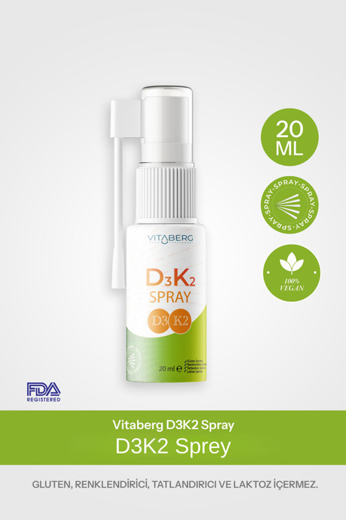 Vitamin D3 K2 Sprey | Günlük Kemik Ve Bağışıklık Desteği