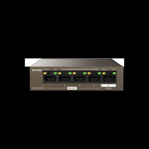 TEG1105PD 5PORT 10/100/1000 POE EXTENDER