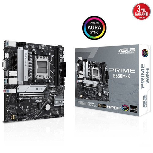 PRIME B650M-K DDR5 6400+(OC) HDMI VGA M.2 AM5