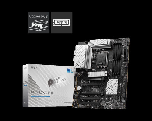 PRO B760-P II DDR5 7000(OC) M.2 USB3.2 HDMI ATX 1700P