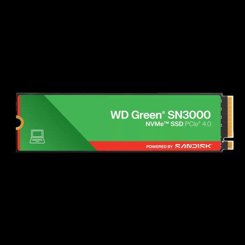 500GB GREEN M.2 NVMe SN3000 5000/4000MB/s WDS500G5G0E SSD