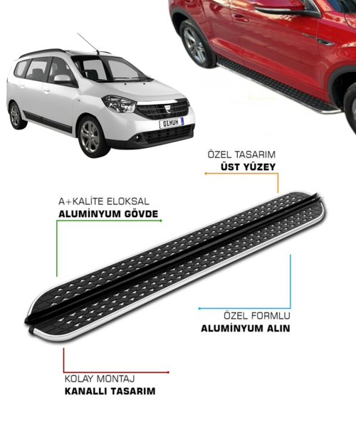 DACIA LODGY UYUMLU 2012 2013 2014 2015 2016 2017 2018 2019 2020 YAN BASAMAK