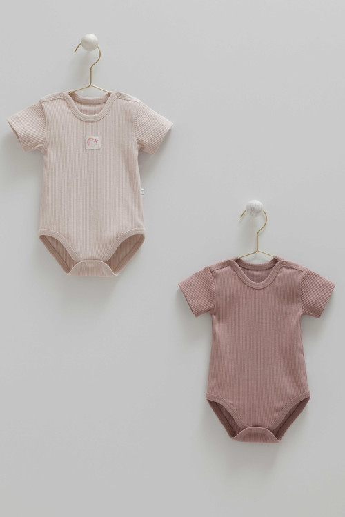 BASIC KAŞKORSE YARIM KOL BODY İKİLİ BAODY - Lila - 62-68 CM Lila