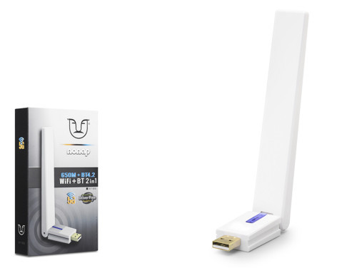 Usb Wifi + Bluetooth Adaptör Ac650 Dual Band W169