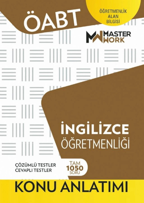 Öabt İngilizce Öğretmenliği Konu Anlatım Masterwork