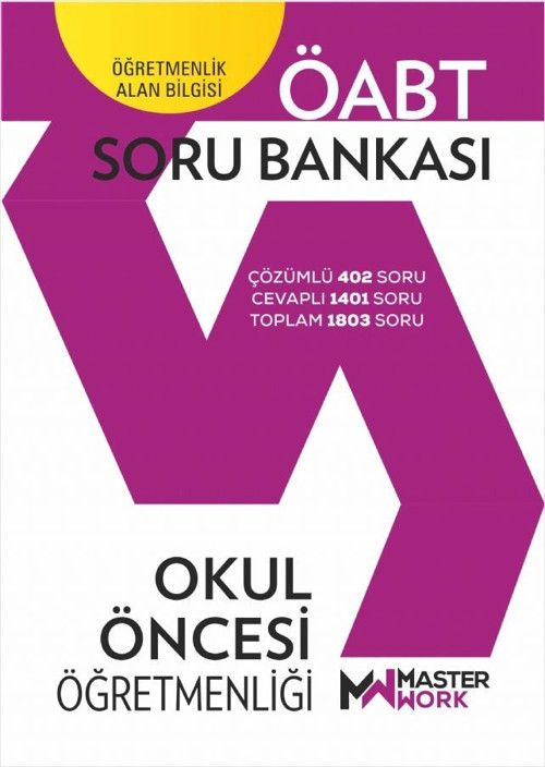 Öabt Okul Öncesi Öğretmenliği Soru Bankası Masterwork