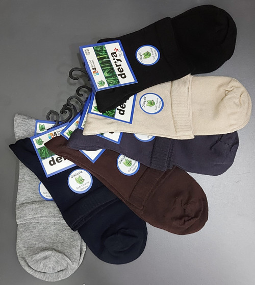 ERKEK BAMBU KISA KONÇ ÇORAP 12 ADET