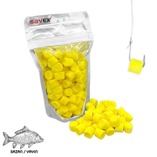 Kesme Sazan / Yayın Hamuru - İğne Yemi - Sarı-Sarımsak 80 Gr