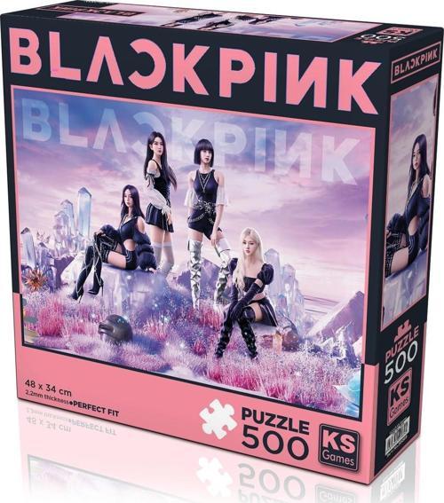 Puzzle 500 Parça Parça Black Pink 20069