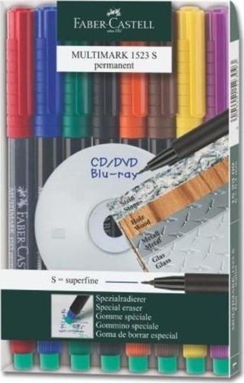 Faber-Castell Permanent (S)  8li  Takım