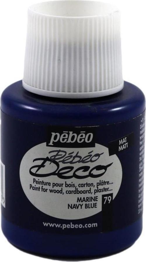 Deco Mat Ahşap Boyası 110ML Şişe Lacivert