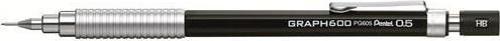 PG605-A Teknik Çizim ve Yazı İçin 0.5 mm Siyah GraphGear 600 Versatil