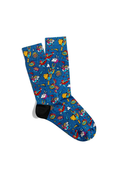 Eğlenceli Çoraplar Eğlenceli Çorap Unisex Yaz Esintisi Çicek Baskılı Çorap Ecsoket043