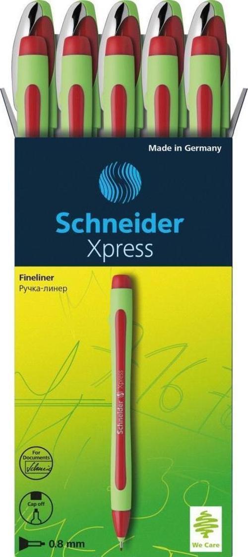 Xpress 0,8 Mm Fiber Uçlu Kalem Kırmızı 10'Lu Kutu