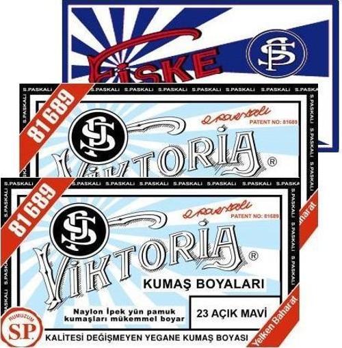 Kumaş Boyası 23 Mavi Açık 2Pk+Fiske Sabitleme 1Pk