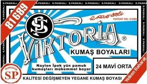 Kumaş Boyası Orta Mavi 2Pk+Fiske Sabitleme 1Pk