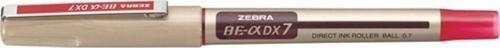 Zebra Dx-7 Likit Mürekkepli İğne Uçlu, 0.7Mm, Kırmızı Dx7-Krm