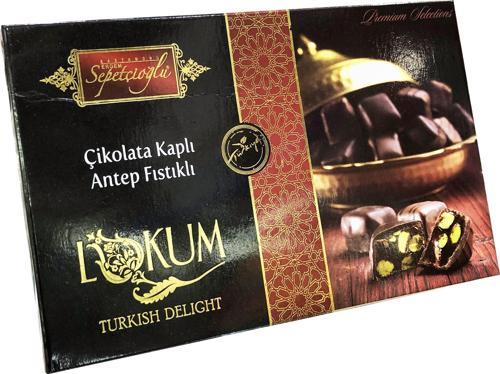 Sepetçioğlu Çikolatalı Antep Fıstıklı Lokum 300 G