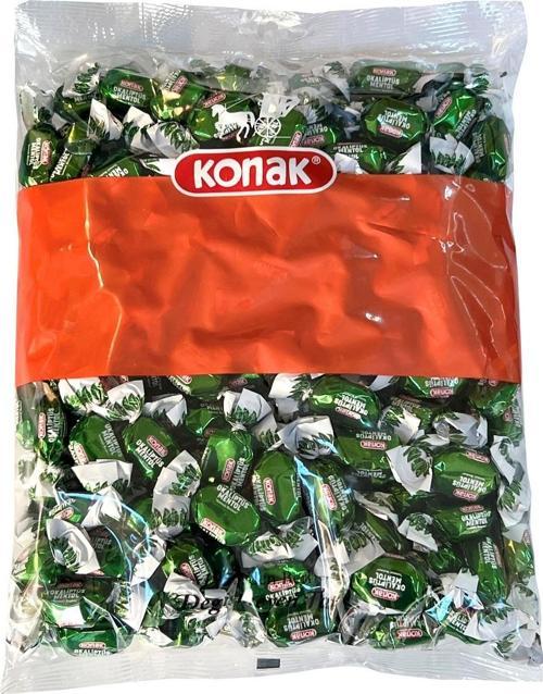 Okaliptüs Mentol Dolgulu Bonbon Şeker 1 KG
