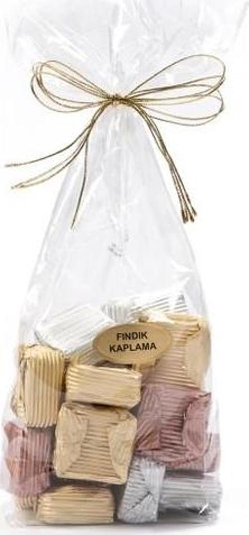 Yaldızlı Fındık Kremalı Sütlü Çikolata 1000 gr