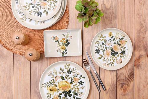 Floral 18 Parça 6 Kişilik İkram ve Kahvaltı Takımı 04POR035188