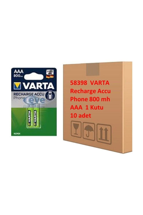 58398-2 Şarjlı Pil Aaa 800mah 10 Adet