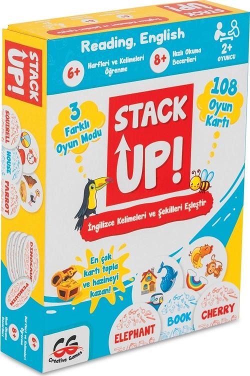 Stack Up! Ingilizce Kelime Ve Şekilleri Eşleştir Kutu Oyunu