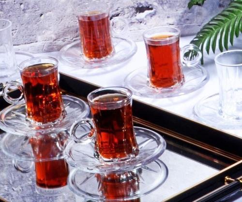 Cam 6'lı Çay Seti 0105
