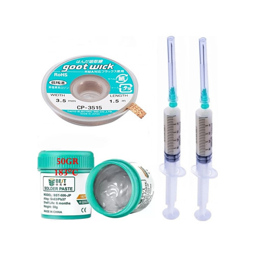 Krem Lehim 50G Flux Lehim Toplama Cp3515 Lehim Emme Teli 3,5Mm 4L
