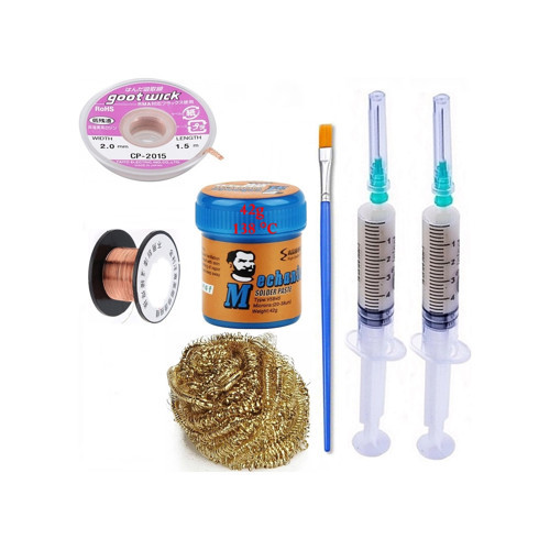 Havya Ucu Temizleme Lehim Solder Paste 138 C 42G Flux Lehim Toplama Cp-2015 Lehim Emme Teli 2,0 Mm St05