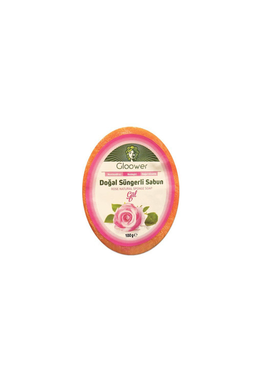 Süngerli - Gül Sabun 120 G Paket