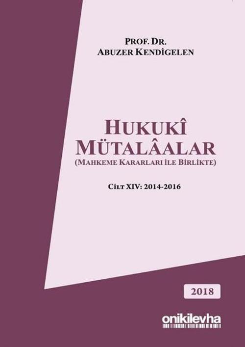 Hukuki Mütalaalar Cilt 14